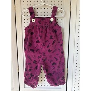 Handmade Baby Girl Corduroy Cowgirl Desert Rodeo Horse Bib Overalls 9-12m Months